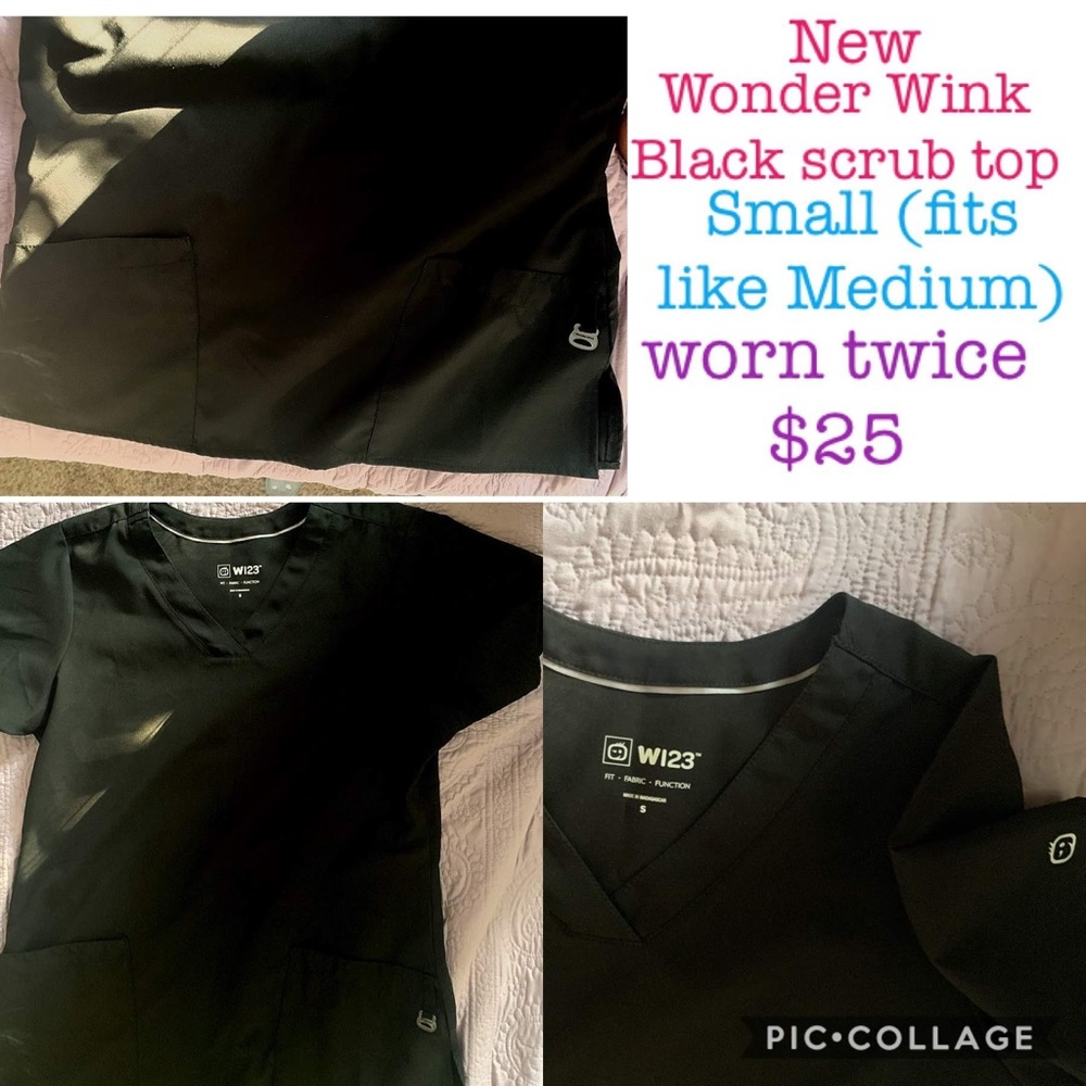 New black scrub top